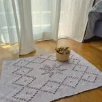 Mini Lavender Rug - 40x60cm - Knotted Rug