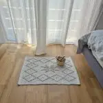Mini Light Grey Rug - 40x60cm - Knotted Rug