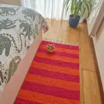 Runner Rug Pink and Orange - 60x200cm - Ring Line Rug