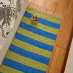 Runner Blue and Green Rug - 60x200cm - Ring Line Rug