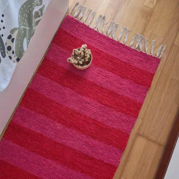 Rug Runner Red and Pink - 60x200cm - Ring Line Rug