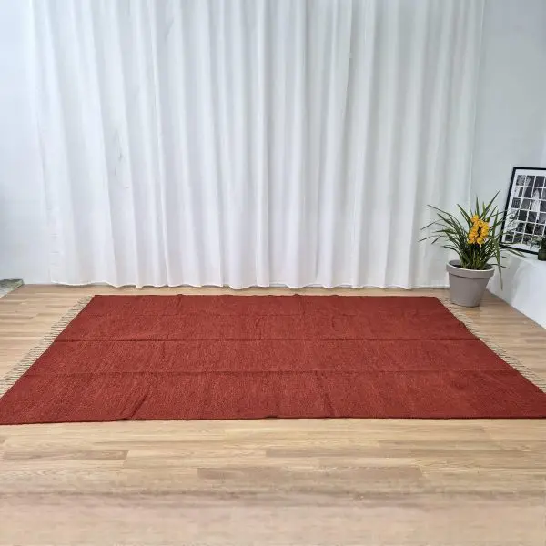 Extra Large Terracotta Rug - 200x300cm - Ring Line Rug
