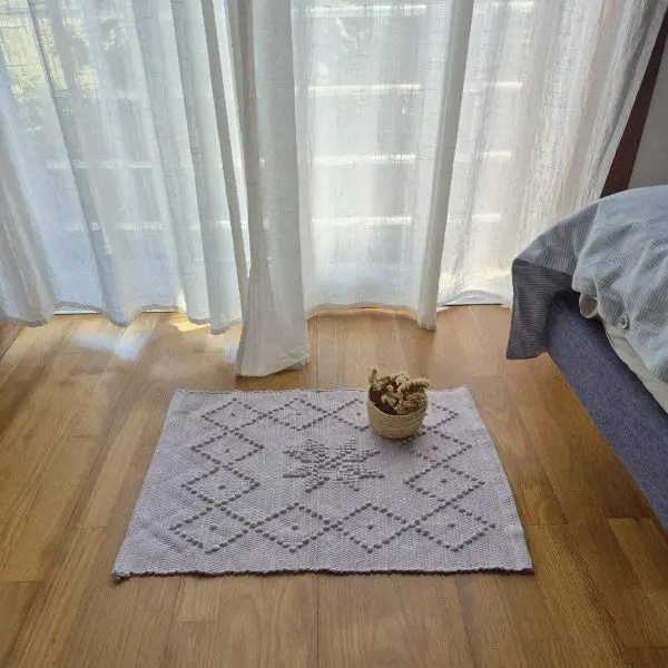 Mini Lavender Rug - 40x60cm - Knotted Rug