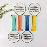 ceramic spoon base with sardines