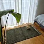 Small Forest Green Rug - 50x100cm - Traditional Rug