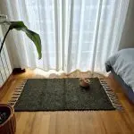Small Forest Green Rug - 50x100cm - Traditional Rug