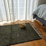 Small Forest Green Rug - 50x100cm - Traditional Rug