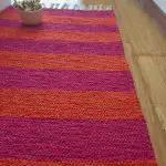 Runner Rug Pink and Orange - 60x200cm - Ring Line Rug