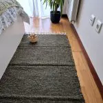 Medium Forest Green Rug - 70x140cm - Traditional Rug