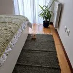 Medium Forest Green Rug - 70x140cm - Traditional Rug