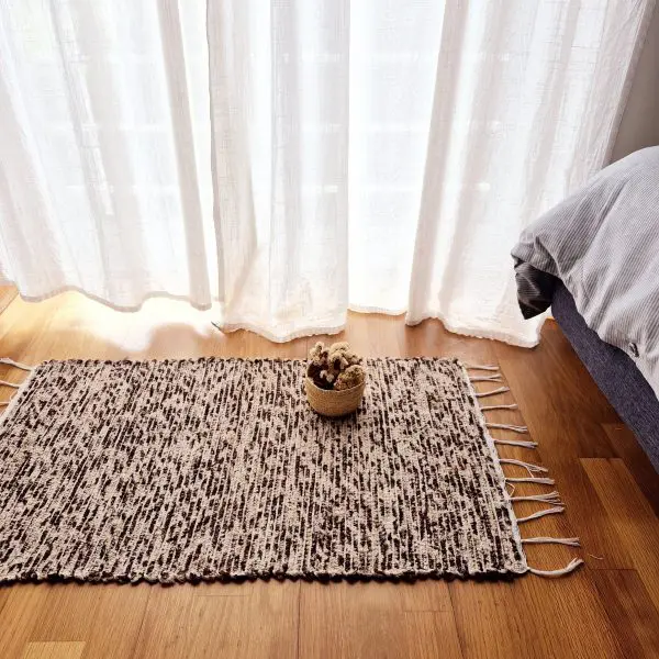 Small Mixed Brown Rug - 50x100cm - Traditional Rug