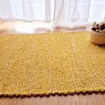 Small Mustard Yellow Rug - 50x100cm - Traditional Rug