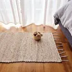 Small Cream Brown Rug - 50x100cm - Traditional Rug