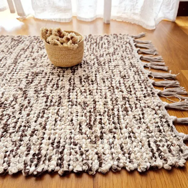 Small Mixed Brown Rug - 50x100cm - Traditional Rug