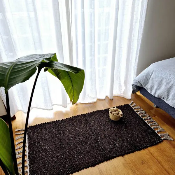 Small Cocoa Brown Rug - 50x100cm - Traditional Rug