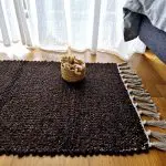 Small Cocoa Brown Rug - 50x100cm - Traditional Rug