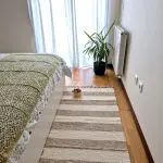 Medium Cream and Light Brown Rug - 70x140cm - Traditional Rug