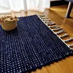 Small Dark Blue Rug - 50x100cm - Traditional Rug