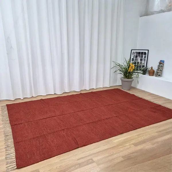 Extra Large Terracotta Rug - 200x300cm - Ring Line Rug