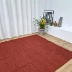 Extra Large Terracotta Rug - 200x300cm - Ring Line Rug