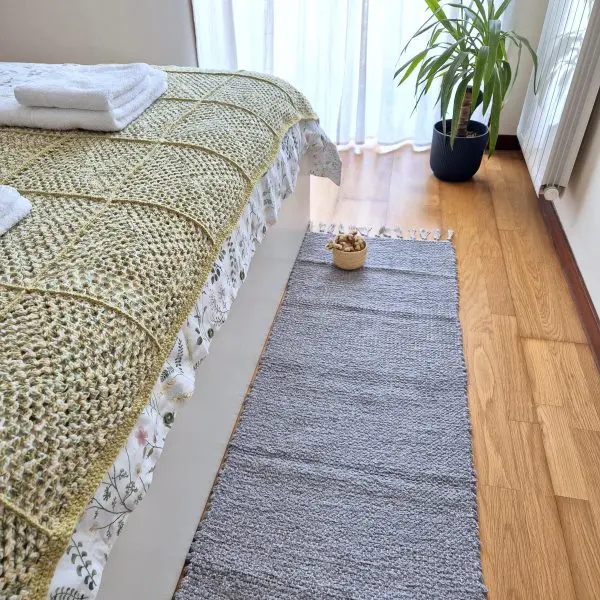 Runner Rug Light Grey - 50x200cm - Traditional Rug