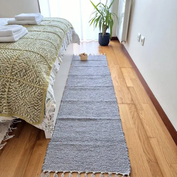 Runner Rug Light Grey - 50x200cm - Traditional Rug