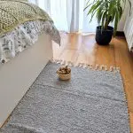 Medium Light Grey Rug - 70x140cm - Traditional Rug