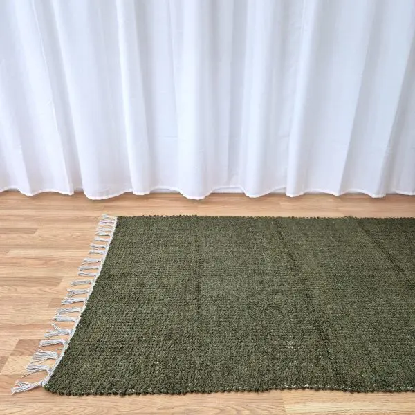 Large Forest Green Rug - 100x150cm - Traditonal Rug