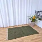 Large Forest Green Rug - 100x150cm - Traditonal Rug