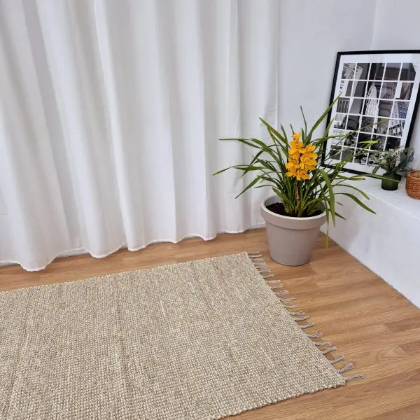 Large Light Brown Rug - 100x150cm - Traditional Rug