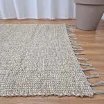 Large Light Brown Rug - 100x150cm - Traditional Rug