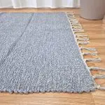 Large Light Grey Rug - 100x150cm - Traditional Rug