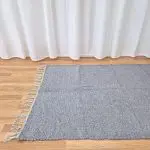 Large Light Grey Rug - 100x150cm - Traditional Rug