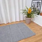 Large Light Grey Rug - 100x150cm - Traditional Rug