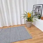 Large Light Grey Rug - 100x150cm - Traditional Rug