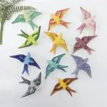 Two-Tone Ceramic Swallows