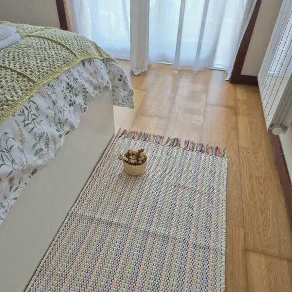 Runner Rug Cream With Colorful Lines - 60x200cm - Traditional Rug