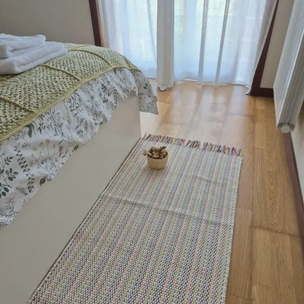 Runner Rug Cream With Colorful Lines - 60x200cm - Traditional Rug