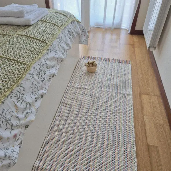 Runner Rug Cream With Colorful Lines - 60x200cm - Traditional Rug