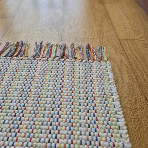 Runner Rug Cream With Colorful Lines - 60x200cm - Traditional Rug
