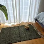 Small Forest Green Rug - 50x100cm - Traditional Rug