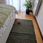 Medium Forest Green Rug - 70x140cm - Traditional Rug
