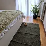 Medium Forest Green Rug - 70x140cm - Traditional Rug