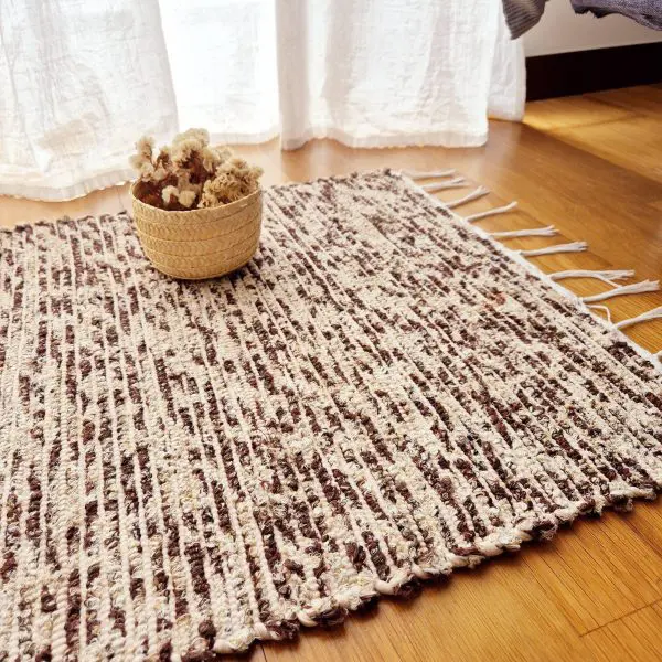Small Mixed Brown Rug - 50x100cm - Traditional Rug