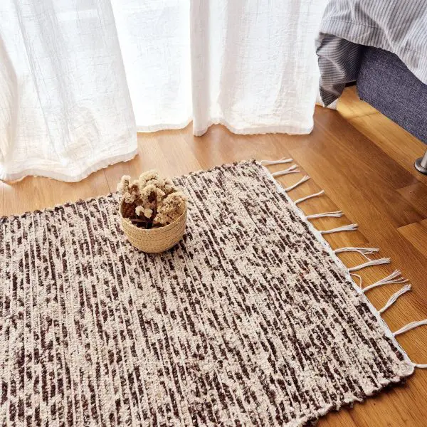 Small Mixed Brown Rug - 50x100cm - Traditional Rug
