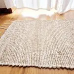 Small Cream Brown Rug - 50x100cm - Traditional Rug