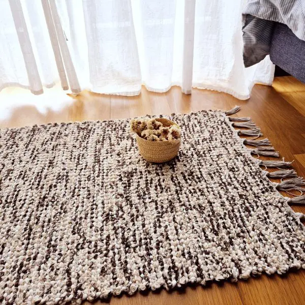 Small Mixed Brown Rug - 50x100cm - Traditional Rug