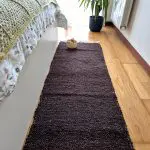 Runner Cocoa Brown Rug - 50x200cm - Traditional Rug