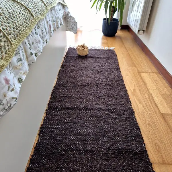Runner Cocoa Brown Rug - 50x200cm - Traditional Rug