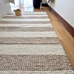 Medium Cream and Light Brown Rug - 70x140cm - Traditional Rug